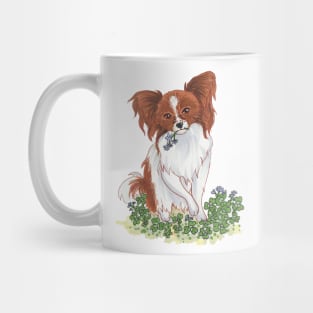 Papillon and Clover Mug